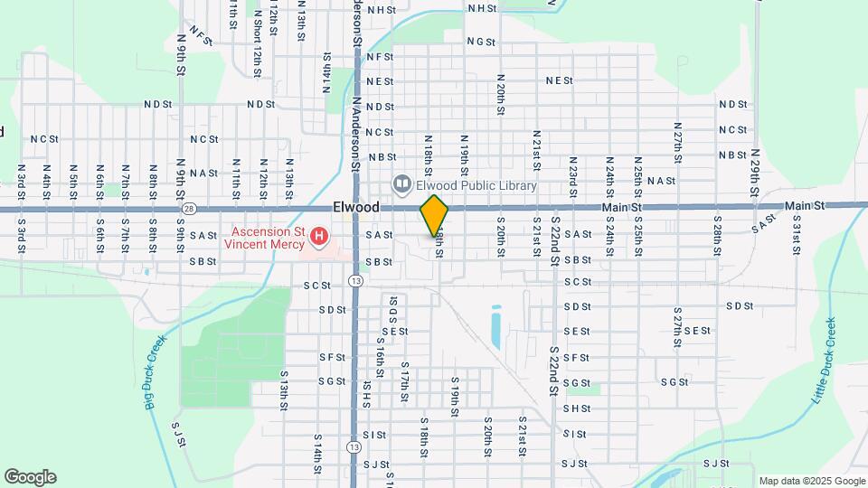 210 S 18th St Map and Location Details