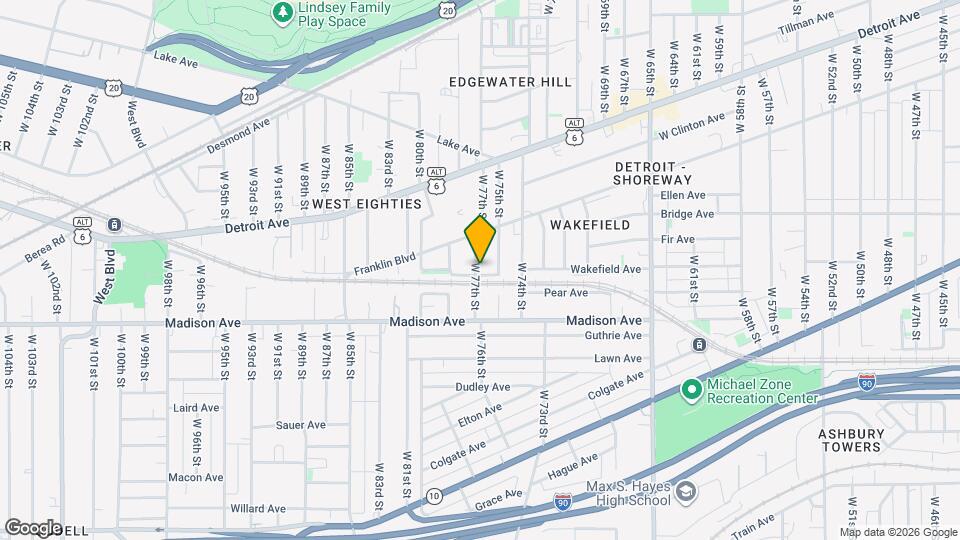 1941 W 77th St Map and Location Details