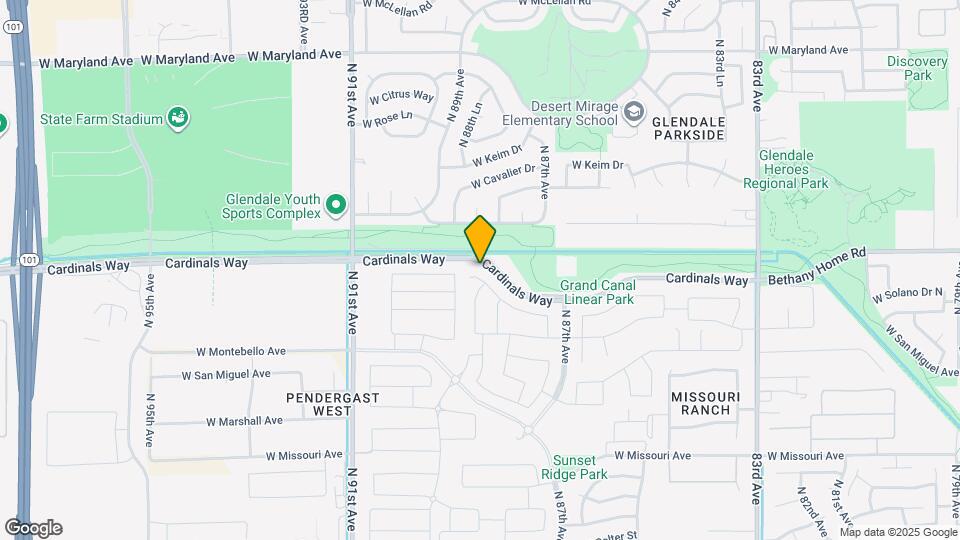 8854 W Palo Verde Dr Map and Location Details