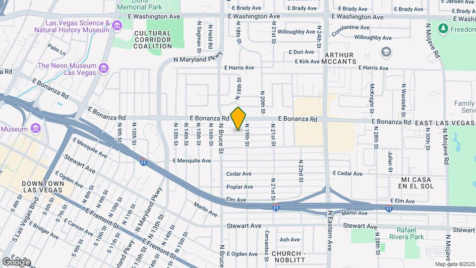 1811 Linden Ave Map and Location Details