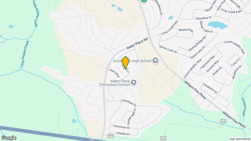 830 Erika Ln Map and Location Details