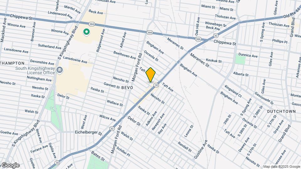 4205 Ellenwood Ave Mapa y Detalles de la Ubicación