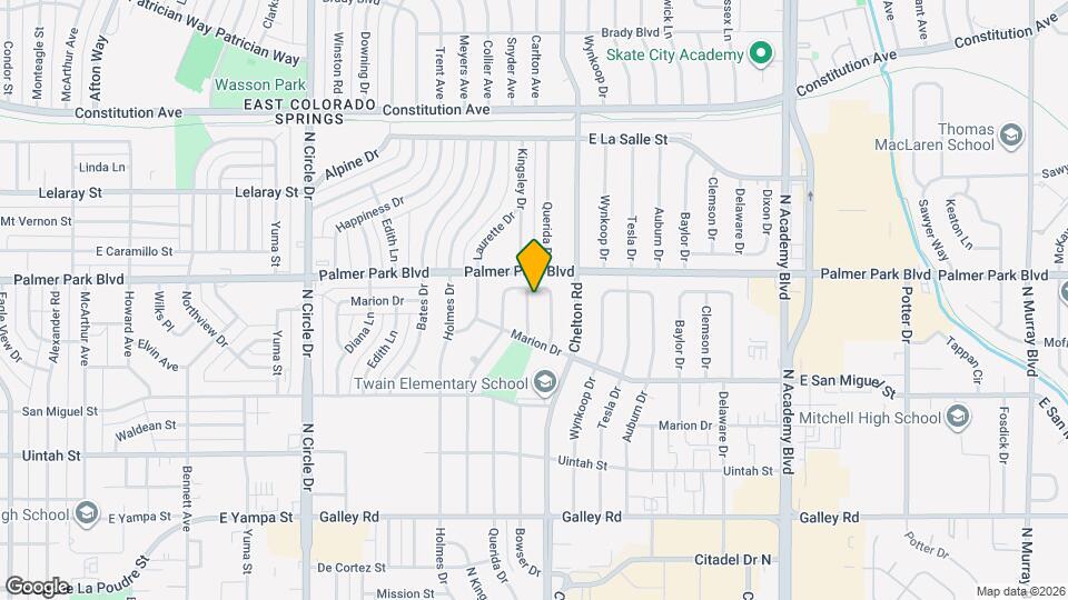 1421 Querida Dr Map and Location Details