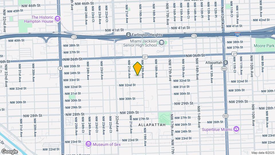 1947 NW 33rd St Map and Location Details