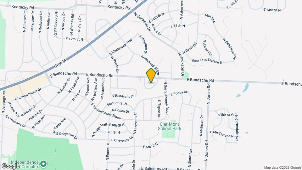 18904 E Arrowhead Dr Map and Location Details
