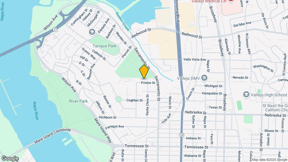 136 Frisbie St Map and Location Details