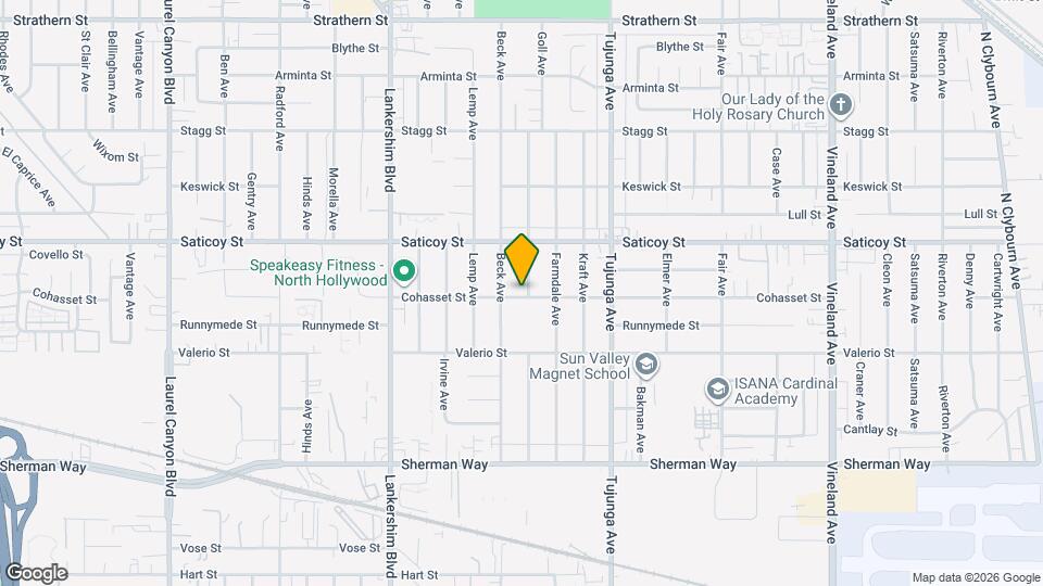 7503 Camellia Ave Mapa y Detalles de la Ubicación