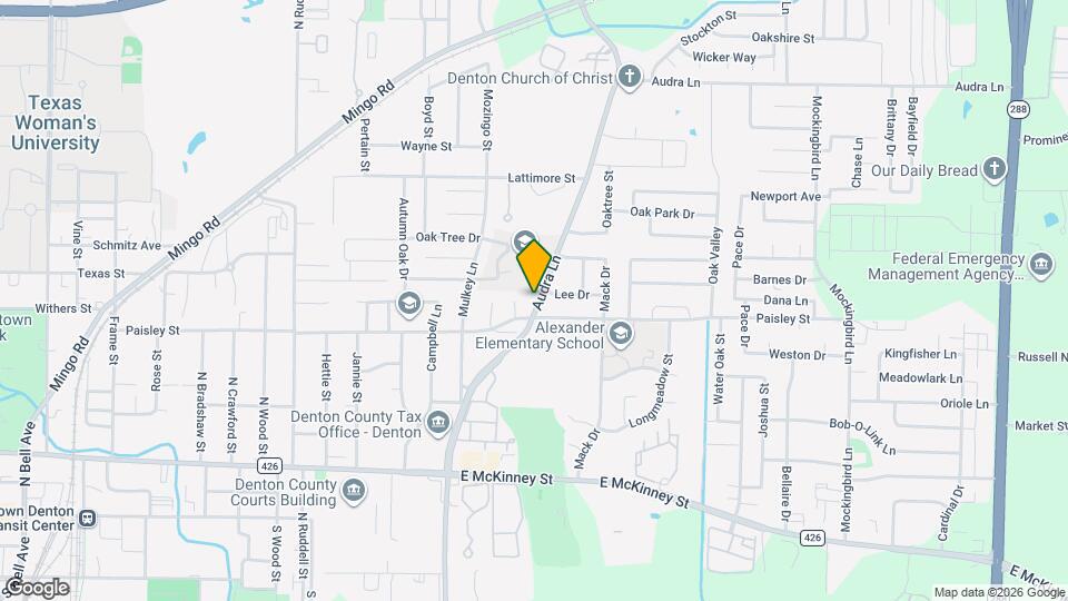 809 Audra Ln Map and Location Details