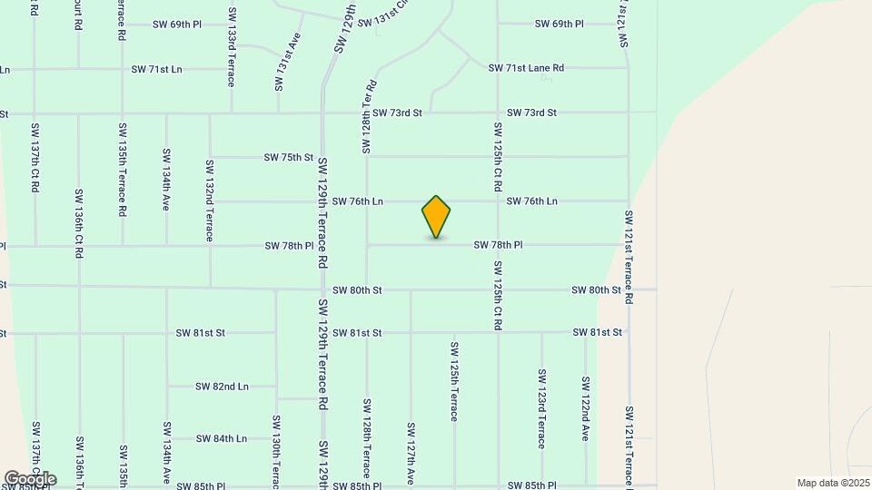 12639 SW 78th Pl Map and Location Details