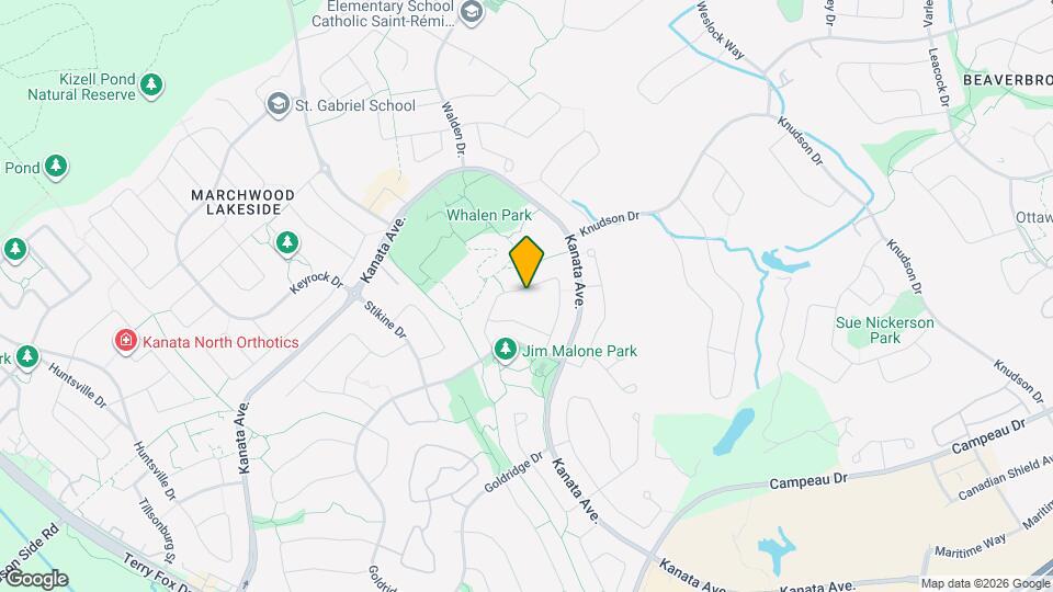 119 Blackdome Crescent Map and Location Details