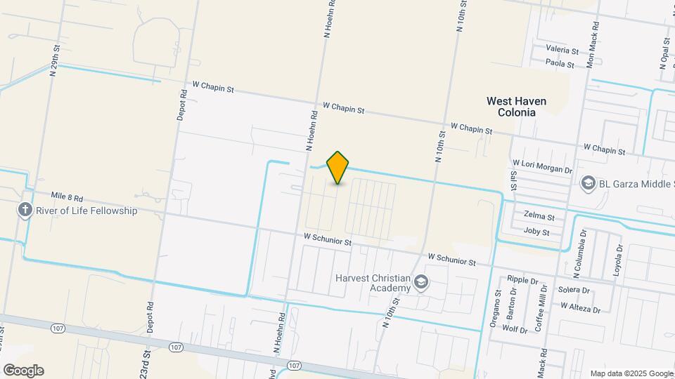 25 N Brushfield Ave Map and Location Details