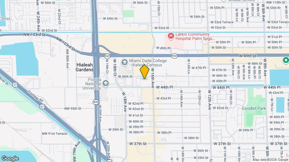 1630 W 46th St Map and Location Details