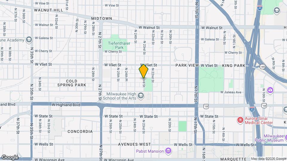 2301-2303 W McKinley Ave, Unit 1BR Lower Mapa y Detalles de la Ubicación