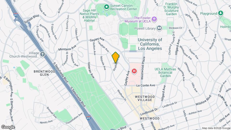 10961 Strathmore Dr Map and Location Details