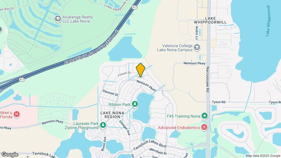 LAKE NONA - LAUREATE PARK 2BR/2BA HOME WIT Map and Location Details