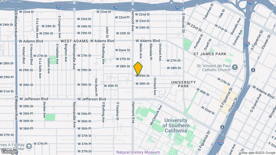 1360 W 29th St Map and Location Details