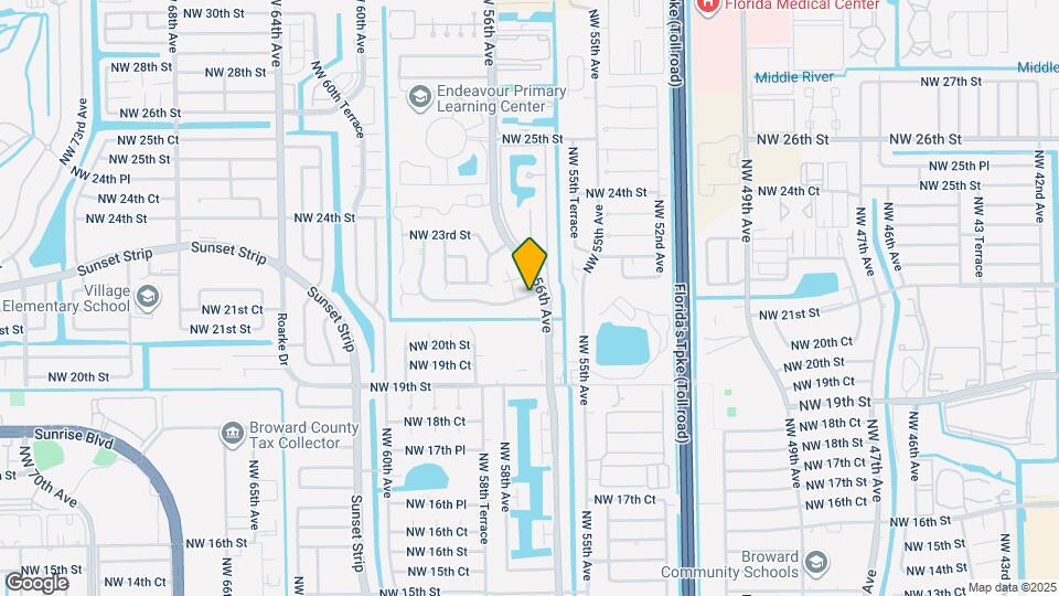 5613 NW 21st St Map and Location Details