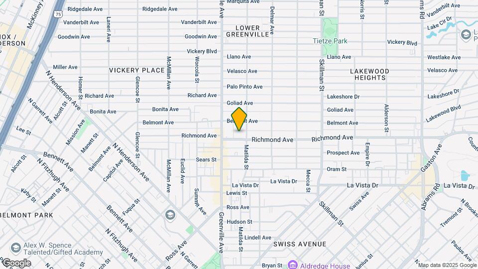 5735 Richmond Ave Map and Location Details