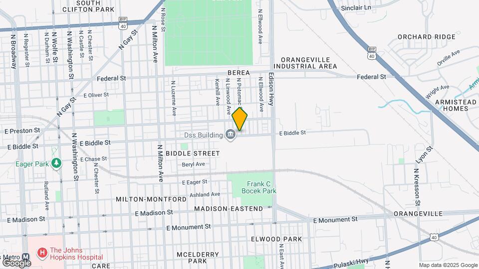 1200 N Potomac St Map and Location Details