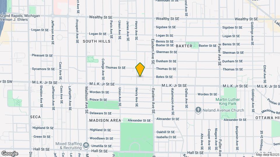 710 Bates St SE Map and Location Details