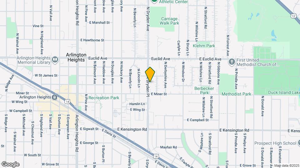 221 N Dryden Pl Mapa y Detalles de la Ubicación