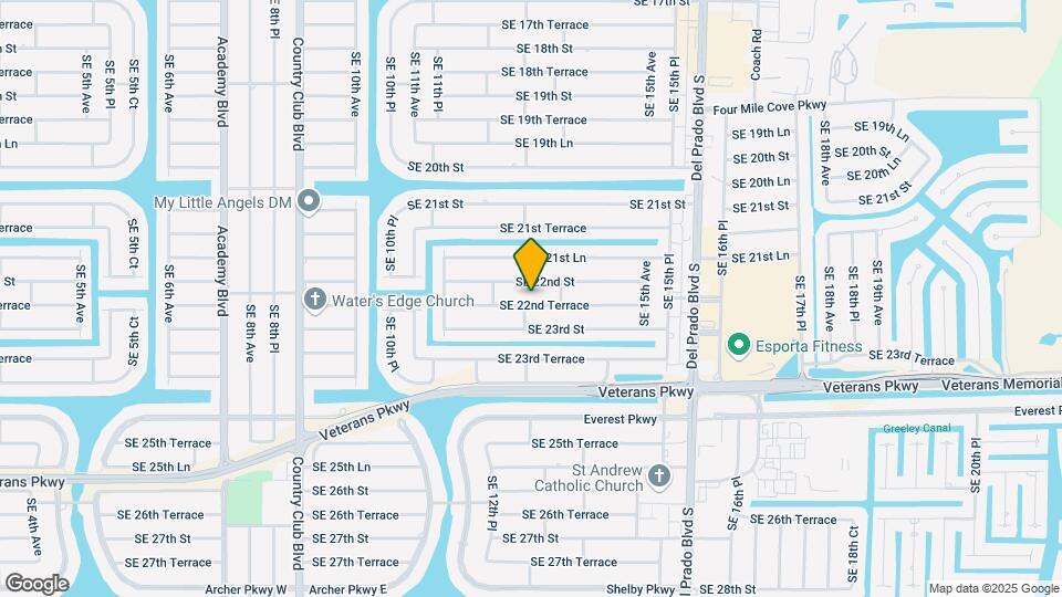 1303 SE 22nd Terrace Map and Location Details