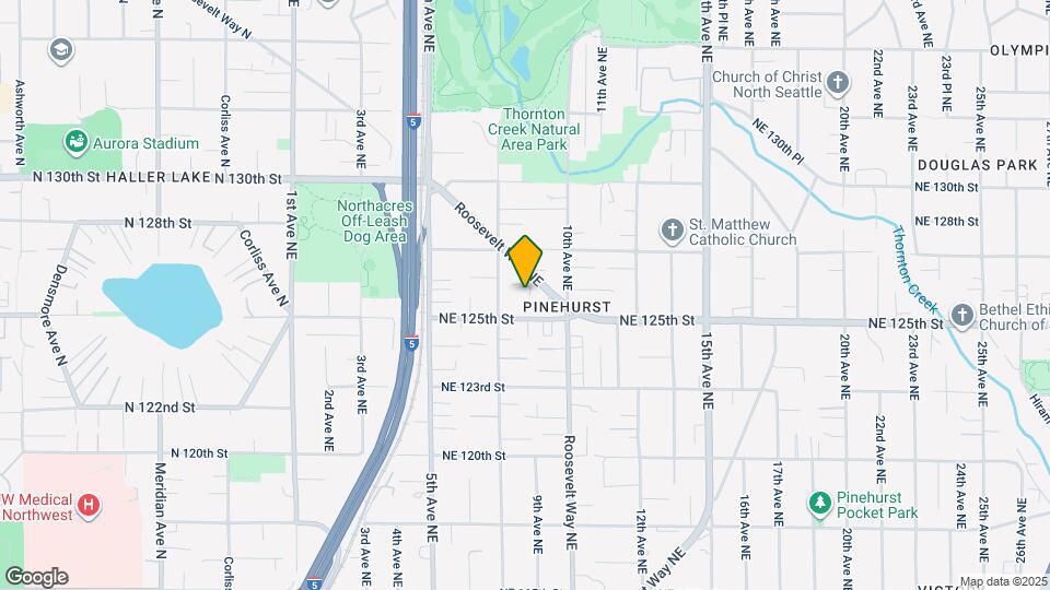 12545 Roosevelt Way NE Mapa y Detalles de la Ubicación