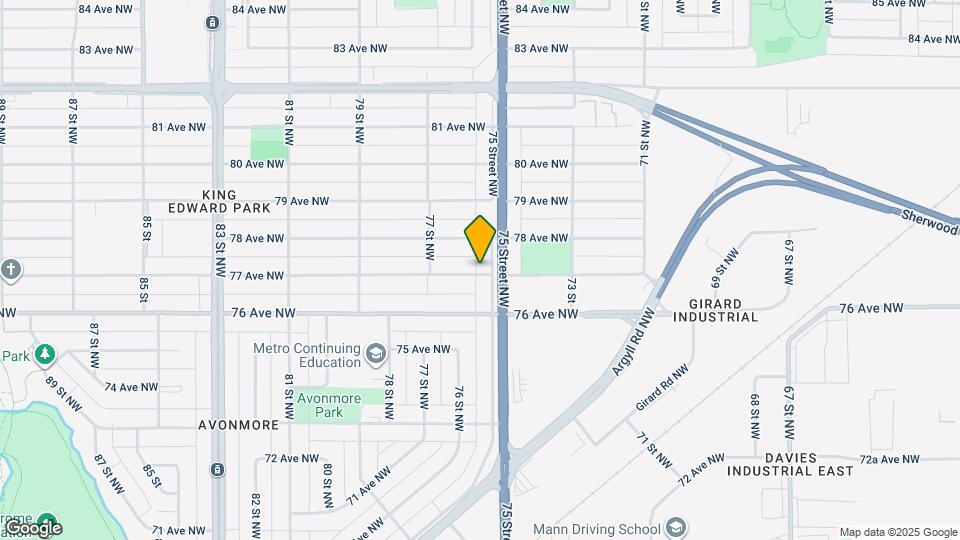 7504-7577 77 Ave NW Map and Location Details