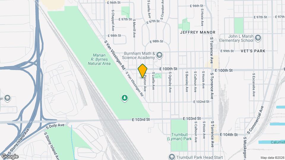 10036 S Paxton Ave Map and Location Details