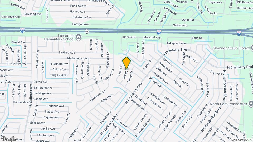 4238 Bruing St Mapa y Detalles de la Ubicación