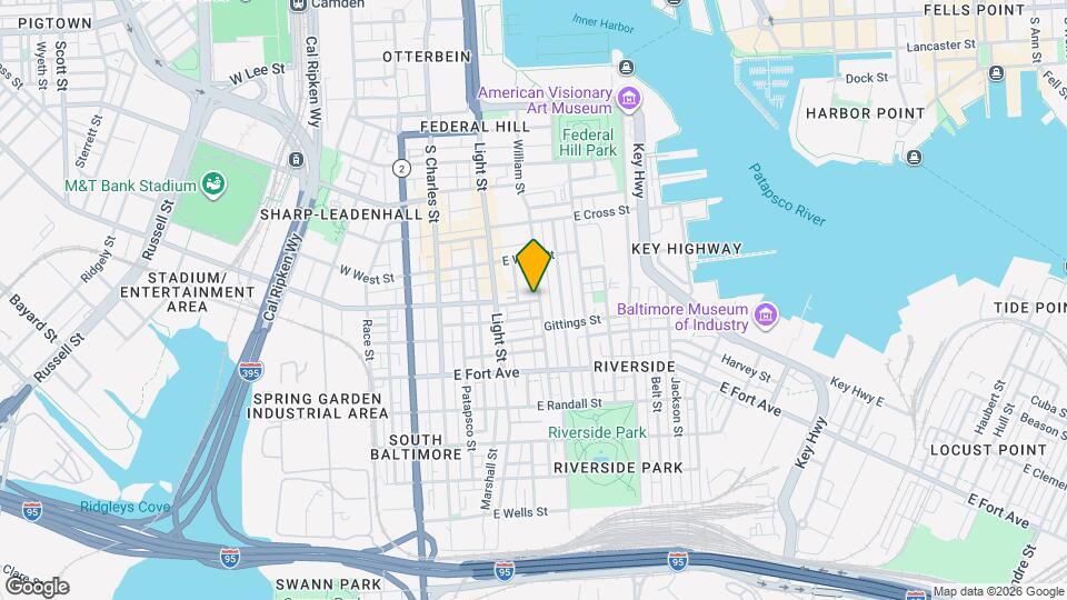 1250 William St Map and Location Details