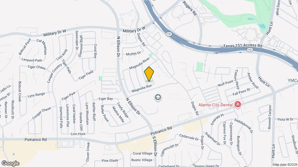 806 Magnolia Bend Mapa y Detalles de la Ubicación