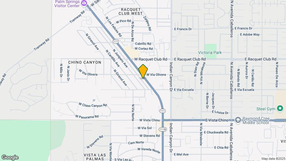 2231 N Palm Canyon Dr Map and Location Details