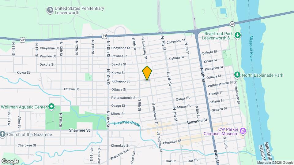 617-617 N Broadway St Map and Location Details