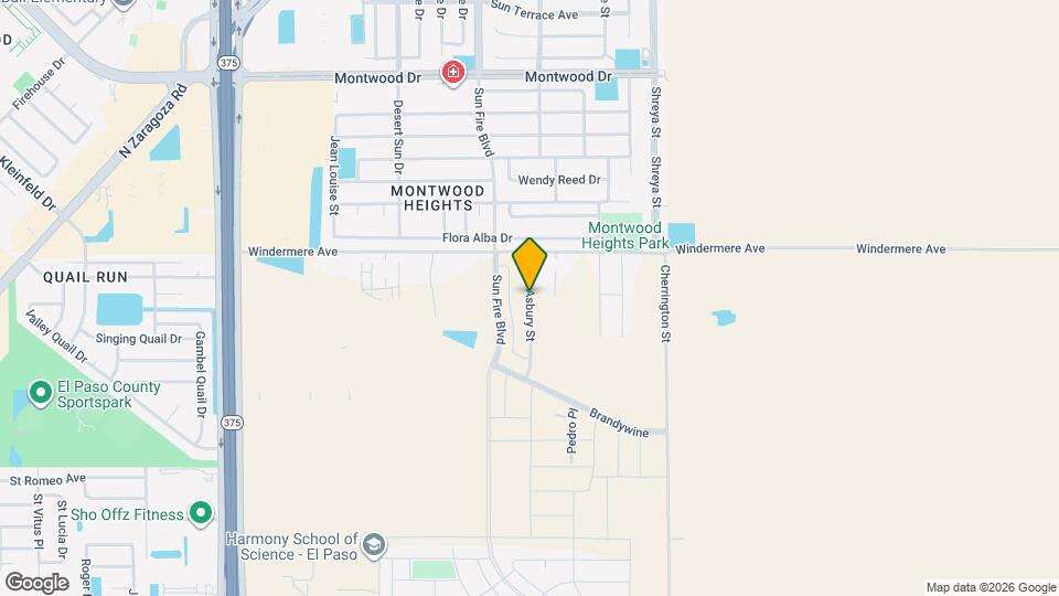 1685 Asbury St Map and Location Details