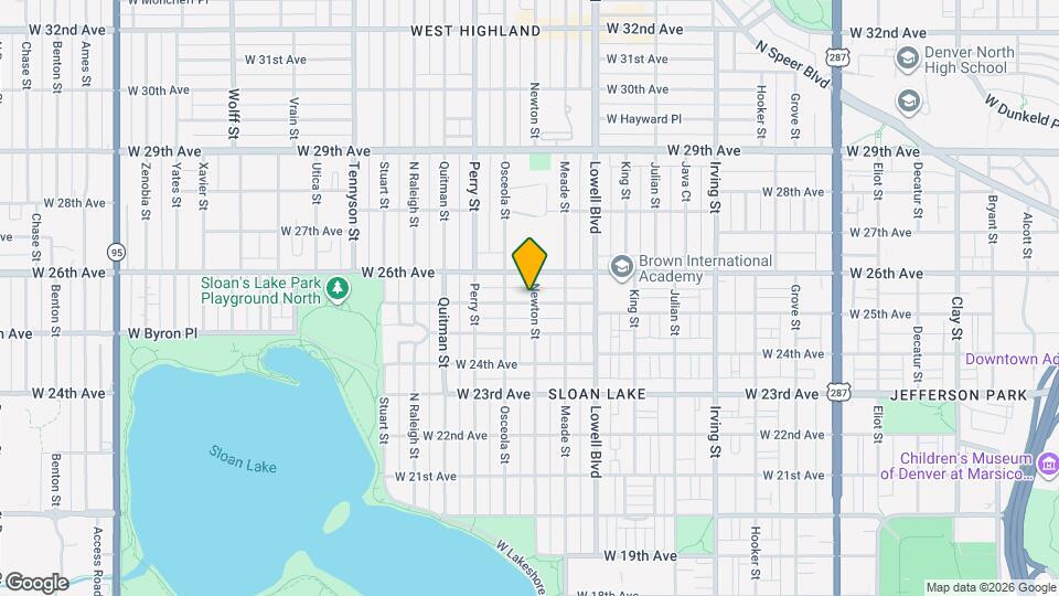 3801 W 25th Ave Mapa y Detalles de la Ubicación