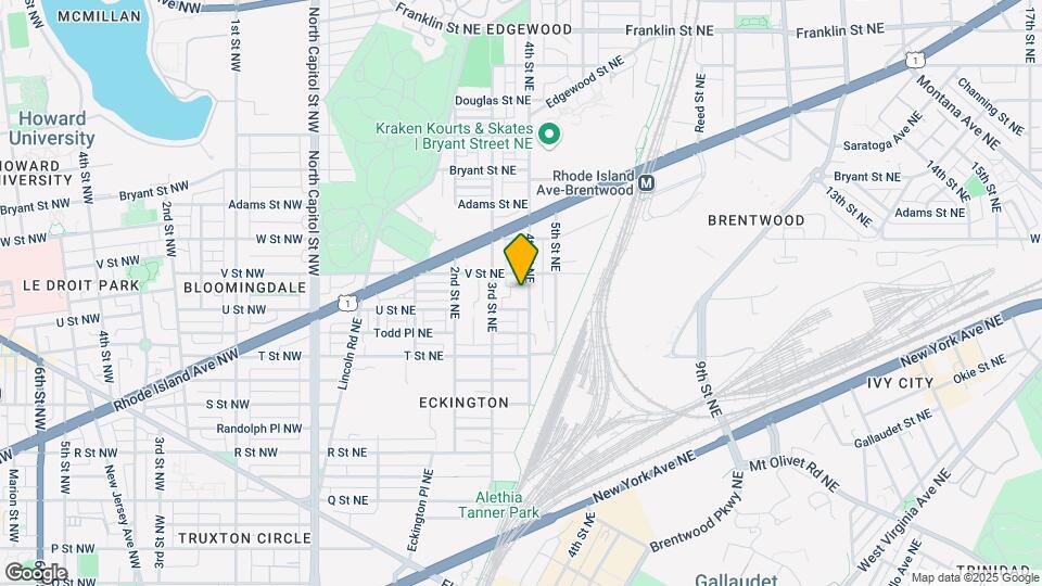2016-2019 4th St NE Map and Location Details