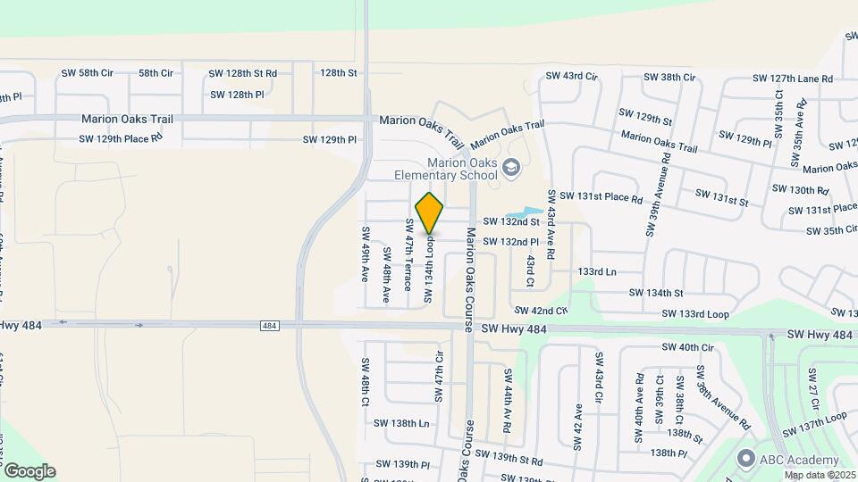 6872 SW 132nd Pl Map and Location Details