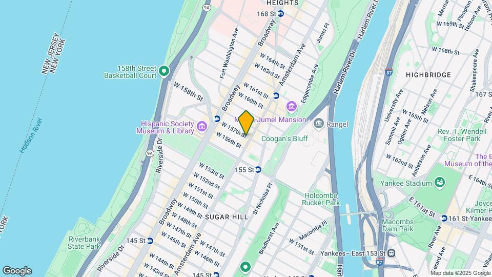 500 W 157th St Mapa y Detalles de la Ubicación