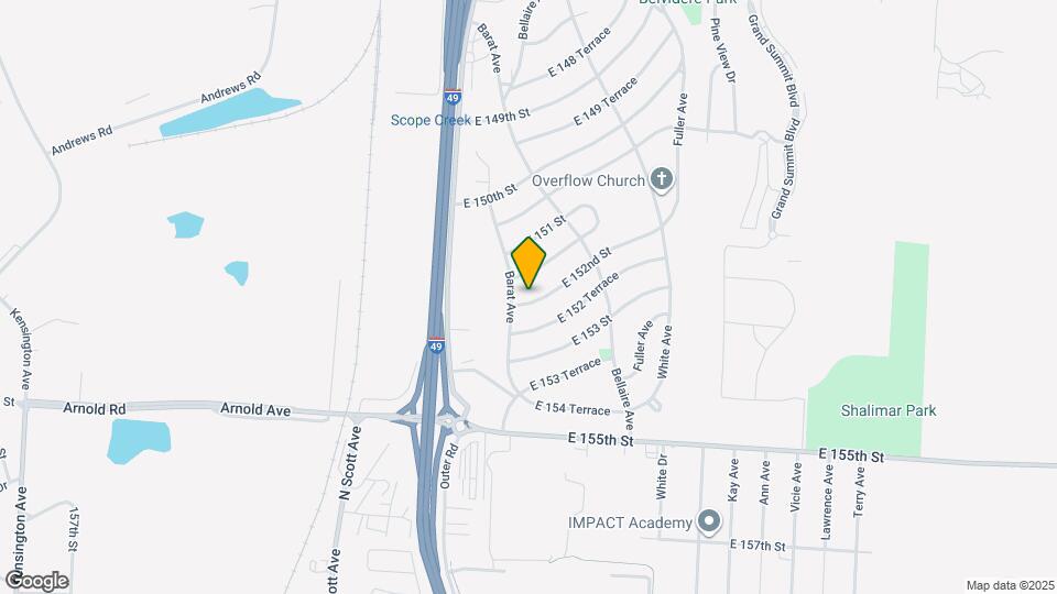 6004 E 152nd St Map and Location Details