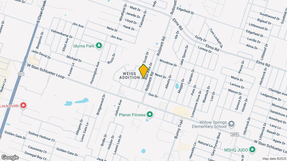 4411 Alan Kent Dr Map and Location Details
