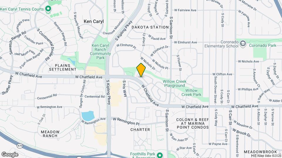 9703 W Chatfield Ave Map and Location Details