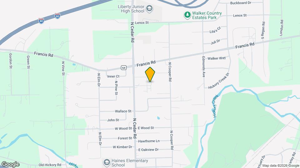 1228 Town Crest Dr Map and Location Details