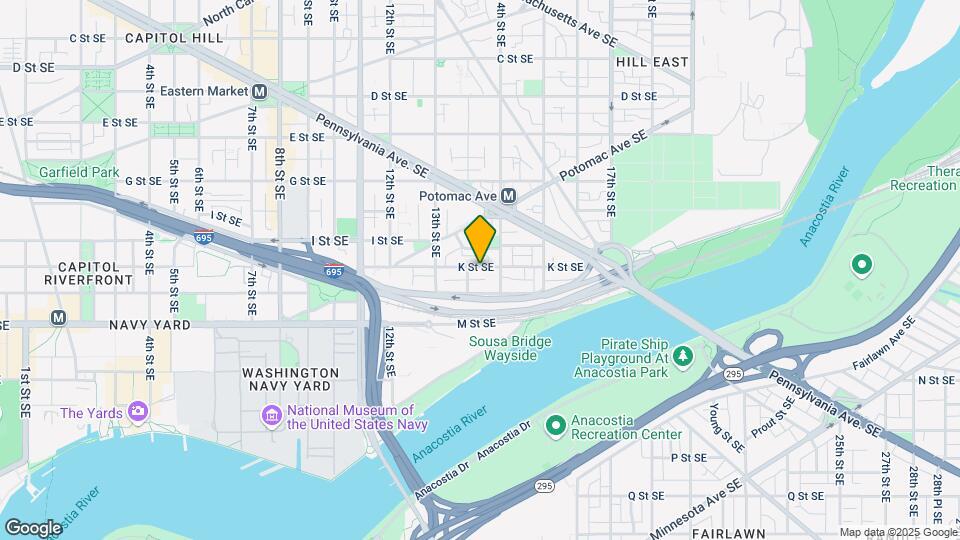 1367 K St SE Map and Location Details