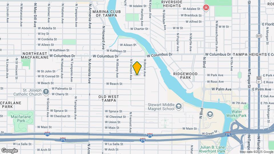 1715 W St Conrad St Map and Location Details