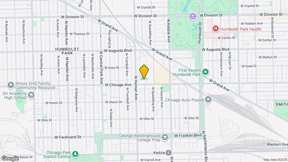 3336 W Chicago Ave Mapa y Detalles de la Ubicación