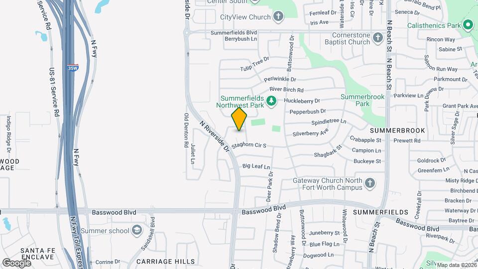 7612 Honeybee Ct Map and Location Details