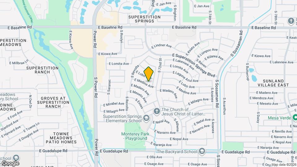 7140 E Medina Ave Mapa y Detalles de la Ubicación