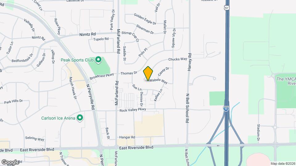 7229 Mabels Way Map and Location Details