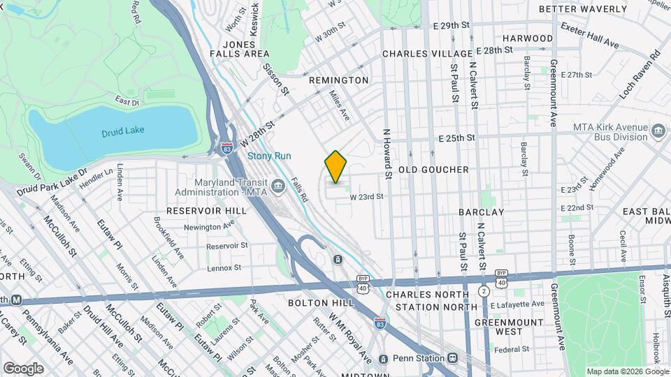 430 Fawcett St Map and Location Details